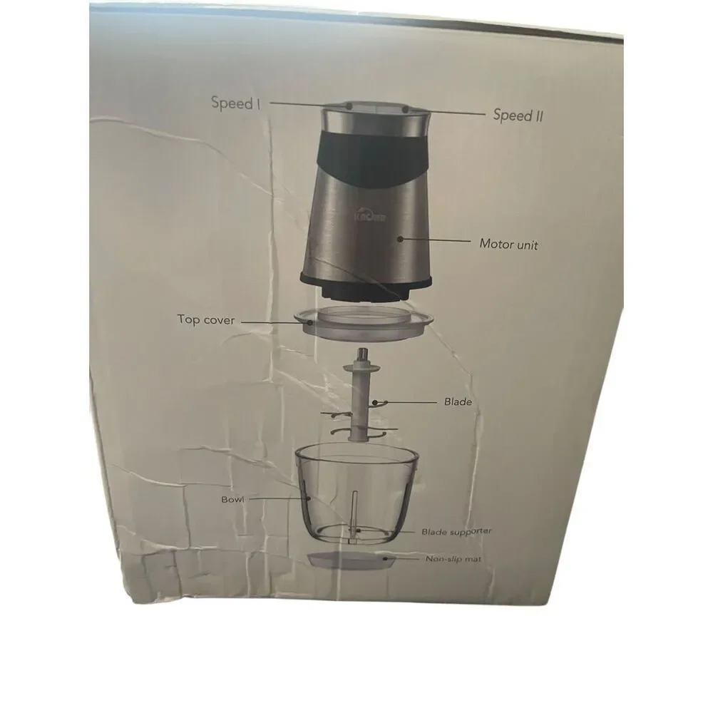 New Knoier AMJ-217A Electric Food Processor 120V 60Hz Baby Food Maker Set